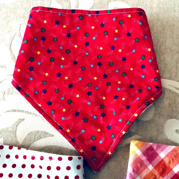 Baby Bandana with Minky-fleece Backing - Picture 2 of 5